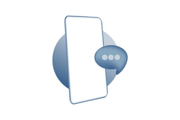 3d Icon Smartphone with Empty Screen for Modern Digital Design