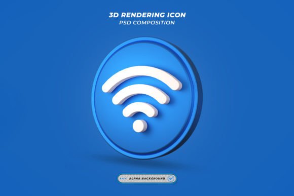 3D Realistic Wireless Concept 3d Model