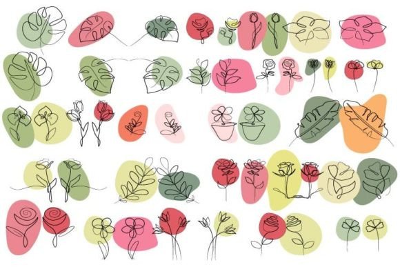 Botanical Plants Flowers Collection: A Comprehensive Design Resource