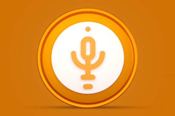 Elevating Digital Audio Branding with High-Resolution 3D Render Microphone Icons