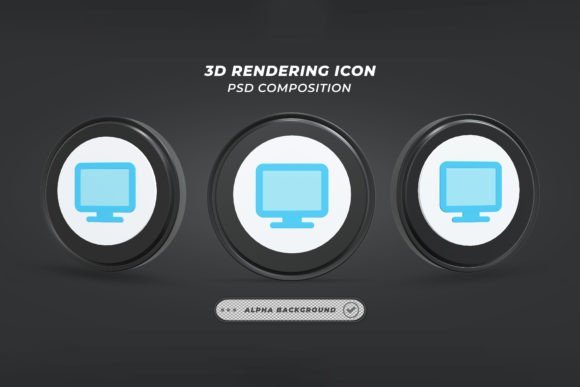 Elevating Digital Presentations with High-Resolution 3D Monitor Mockups