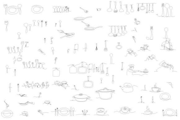 Elevating Visual Storytelling with a Comprehensive Kitchen Objects Collection