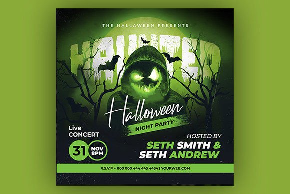 Mastering the Halloween Flyer: A Guide to Customizable Square Designs