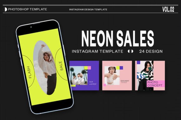 Maximizing Your Brand Impact with the Neon Sales Instagram Template PSD