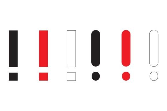 Strategic Visual Communication: Leveraging the Exclamation Mark Warning Sign Collection